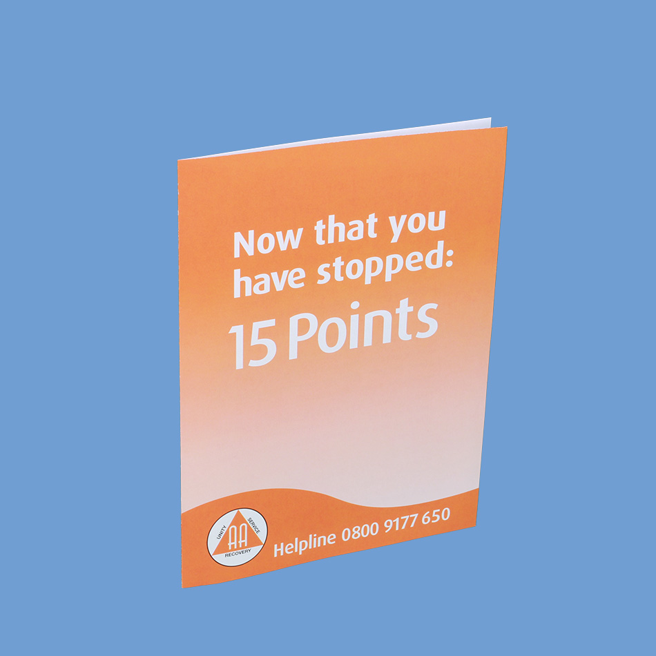 Now That You've Stopped:15 Points - Alcoholics Anonymous